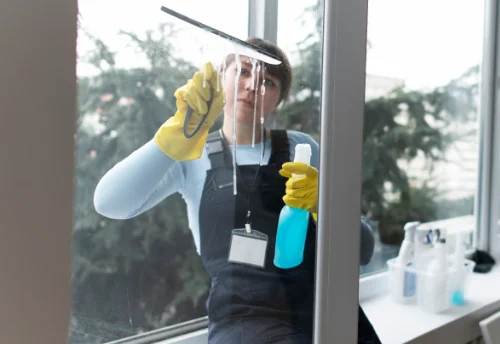 Nettoyage de vitres intérieures et extérieures à Hercé